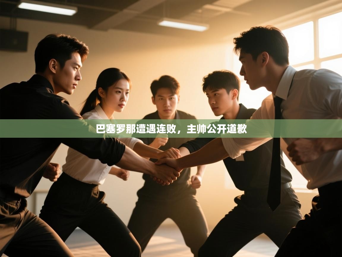 巴塞罗那遭遇连败,主帅公开道歉 第2张